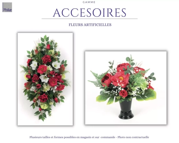 Gamme accessoires - fleurs artificielles