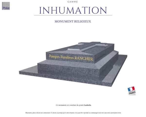 Gamme inhumation - monument religieux (2)