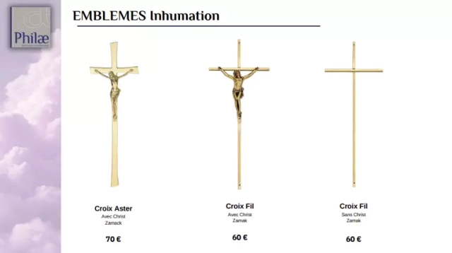 Emblèmes INHUMATION