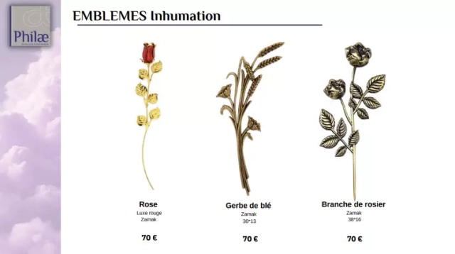 Emblèmes INHUMATION